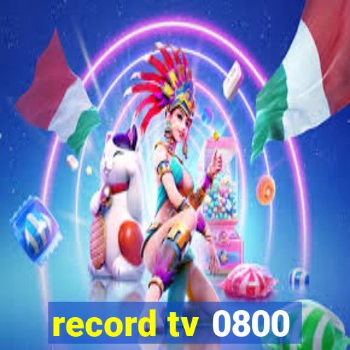 record tv 0800